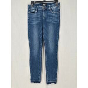 Paige Verdugo Ankle Jeans Womens 26 Stretch Skinny Mid Rise Denim